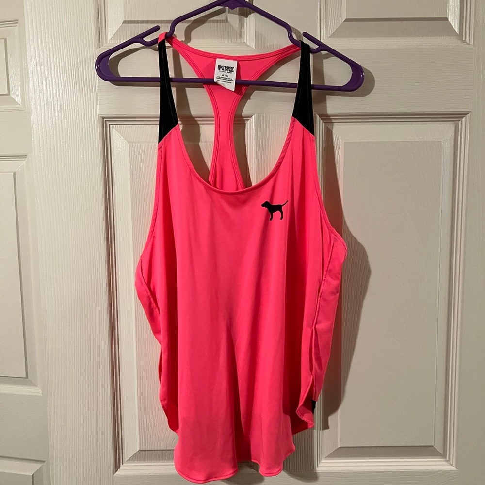 Hot pink VS PINK flowy tank